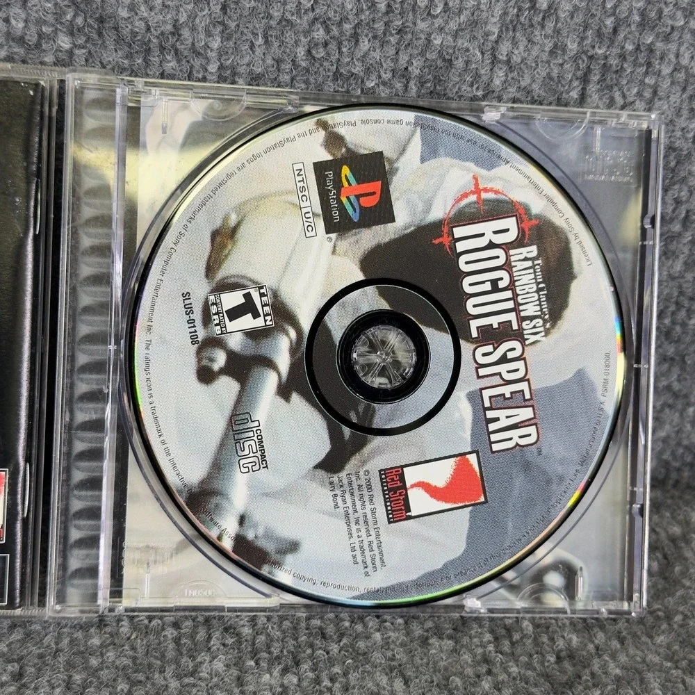 Rainbow Six Rogue Spear PS1‎ Game Disc Only Sony PlayStation Tested Tactical FPS